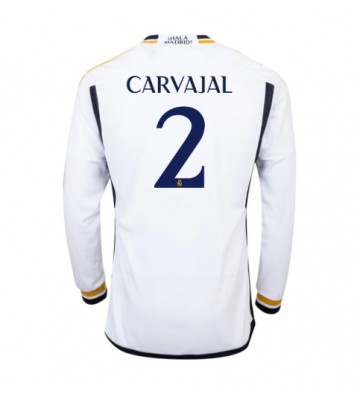 Real Madrid Daniel Carvajal #2 Kotipaita 2023-24 Pitkät Hihat